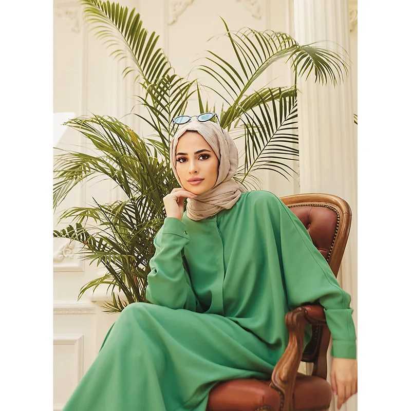 Abaya Dress Muslim Fashion Robe Abaya Ramadan Ladies Long Slve Islamic Dress Middle East Abayas Women Clothing Without Hijab X250514