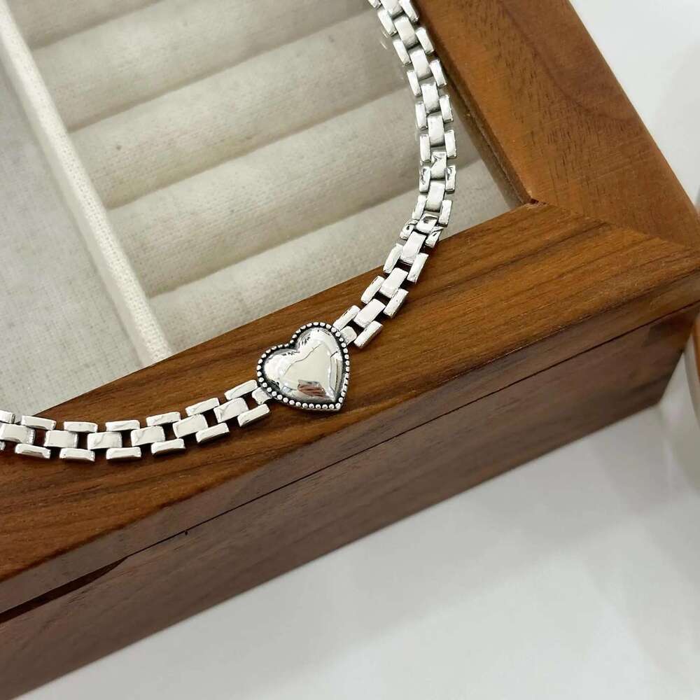 New Arrival Romantic Love Heart Sterling Sier Female Jewelry Set For Women Necklace Bracelet Ring Best Engagement Gifts