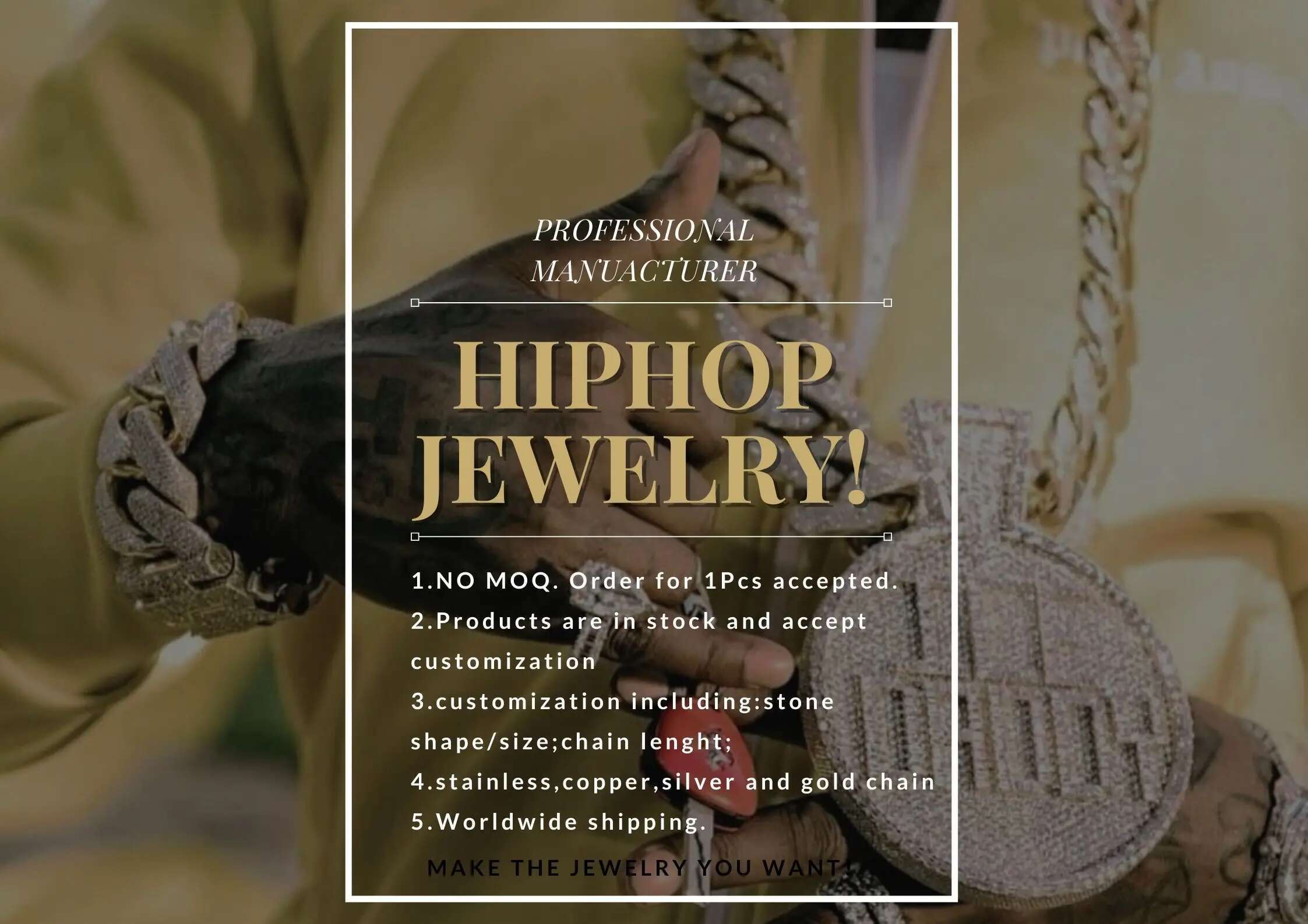 Pass Diamond Tester 925 Sterling Silver Hip Hop Jewelry Men Necklace 8mm 2 Rows Iced Out Vvs Moissanite Cuban Link Chain