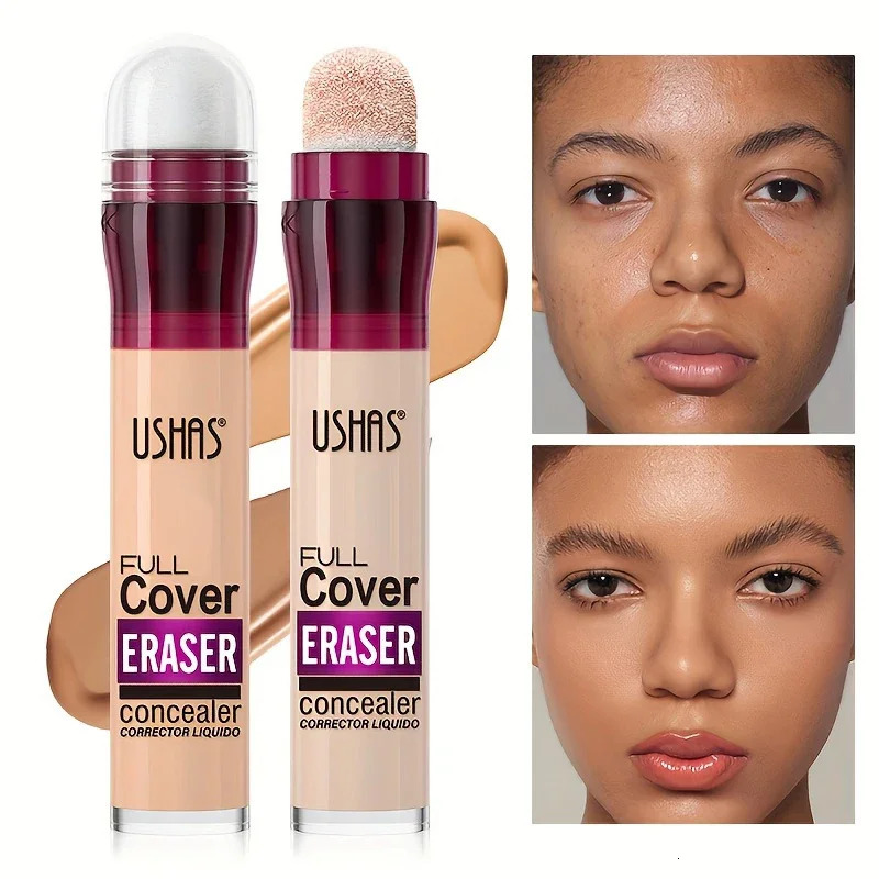 Facial Concealer Sponge Head Matte Liquid Foundation Makeup Oil Control Long Lasting BB Cream Waterproof Brighten Cosmetics 250512