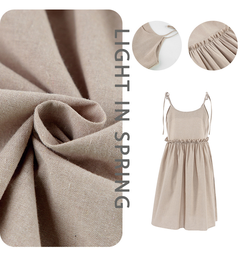 G5170 Summer new sexy hot girl suspender dress salt series holiday loose skirt