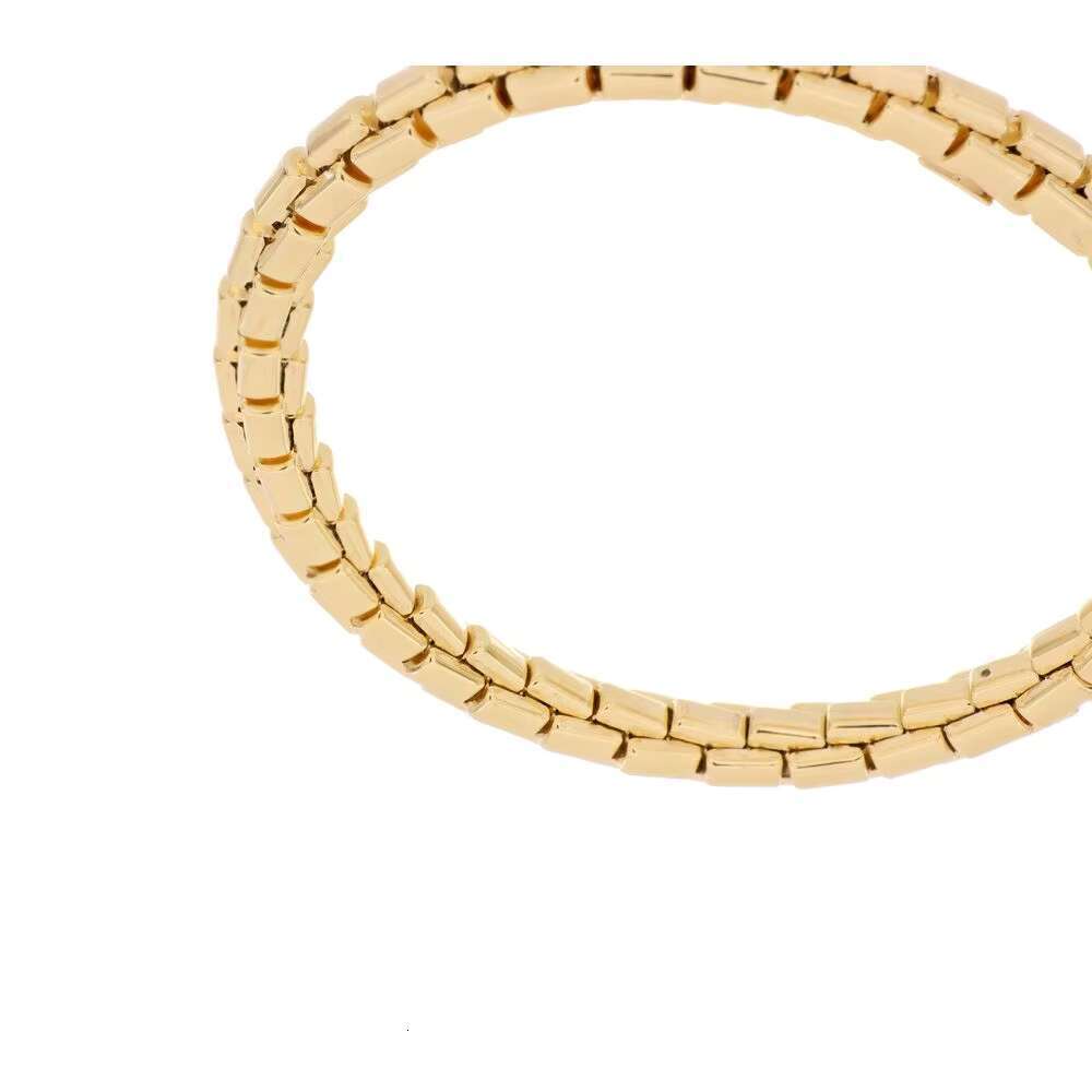 Made in Italy Gold Bracelet Design Box Chain Women's Jewelry Fashion Polish Minimalist Handmade High Quality