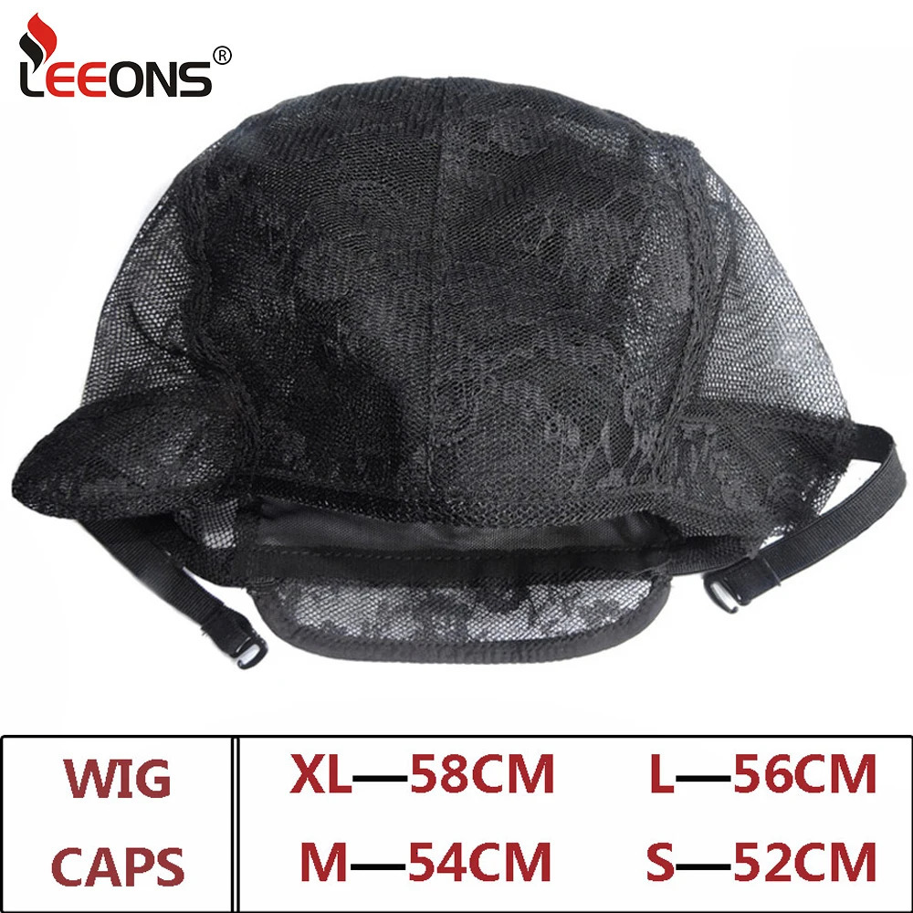 Black Beige Wig Making Cap Double Lace Wig Cap For Wig Making Breathable Wig Cap With Adjustable Straps Swiss Lace Hairnet 1Pc 250513