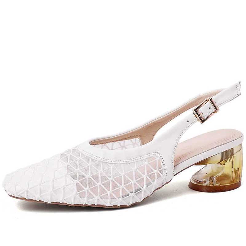 New Summer Hollow Out Women Sandals Fashion Party Dress Pumps Ladies Strange Style Singbacks Mules Shoes W250514