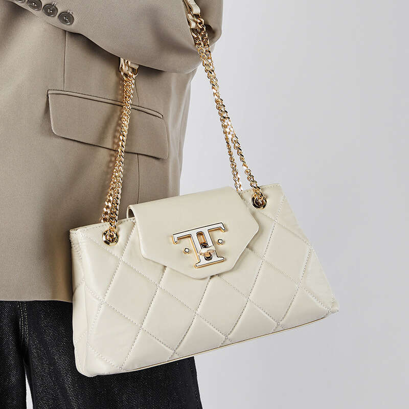 Women's Bag 2025 New Top Layer Cowhide Chain Crossbody Versatile For Spring And Summer Commuting, Genuine Leather Women's Bag, Single Should