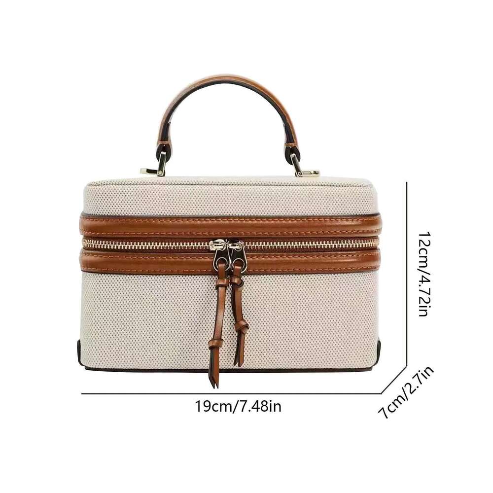 Women's Portable Hard Fashion Small Square Structure Shoulder Crossbody Bag Ideas Gift Items 2024