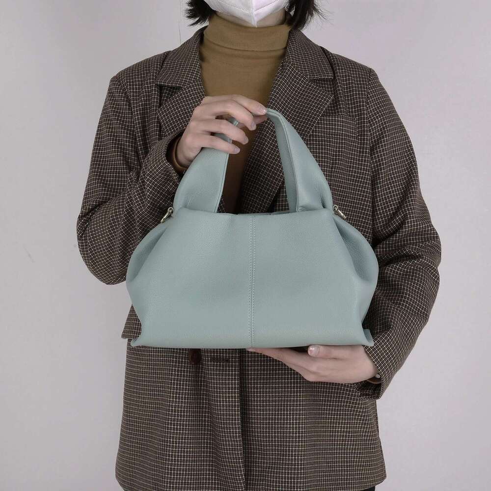 Women PU Crossbody Cloud Leather Shoulder Pleated Fashion Tote Brand Designer Bag Hobo Handbag