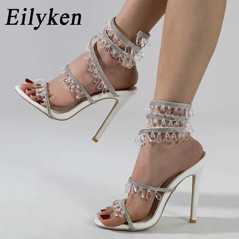 Similar New Summer Open Toe Woman Sandals Fashion Sexy CRYSTAL String Bead Nightclub Party Catwalk Thin High Heels Shoes W250514