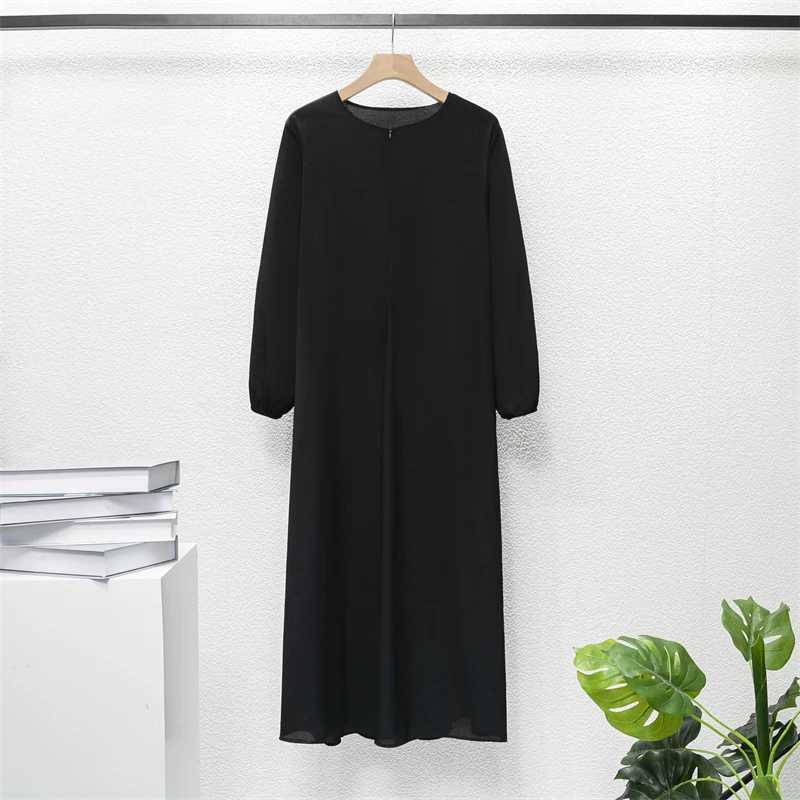 Muslim Dresses Women Maxi Dresses Mujer Vestidoes Female Loose Dresses Full Slve Printed Floral Casual Robe Long Dress X250514