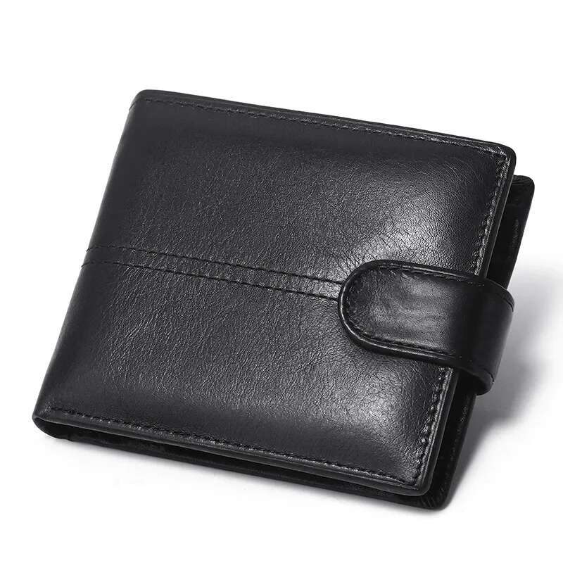 Coin Pocket Designer Dollar Mens Leather Wallet with Rfid