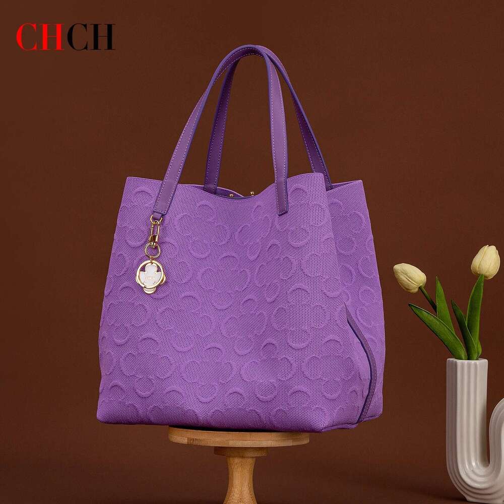 CHCH Shopping 2024 Large Capacity SMS Tote Bag Business Commuter Wallet 250513