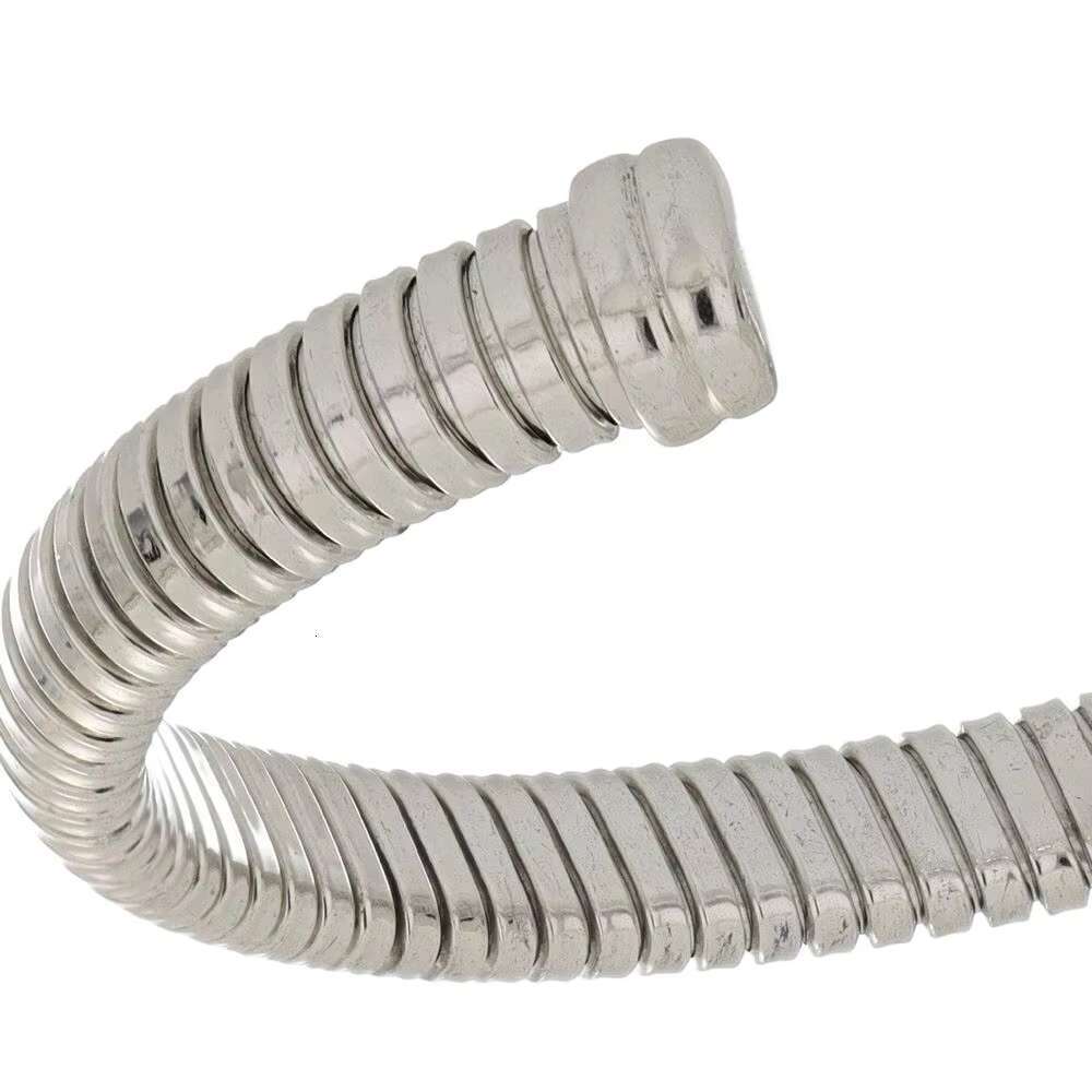 Made in Italy, modern sier cuff bracelet with stylish ribbed design handmade, suitable for daily elegance