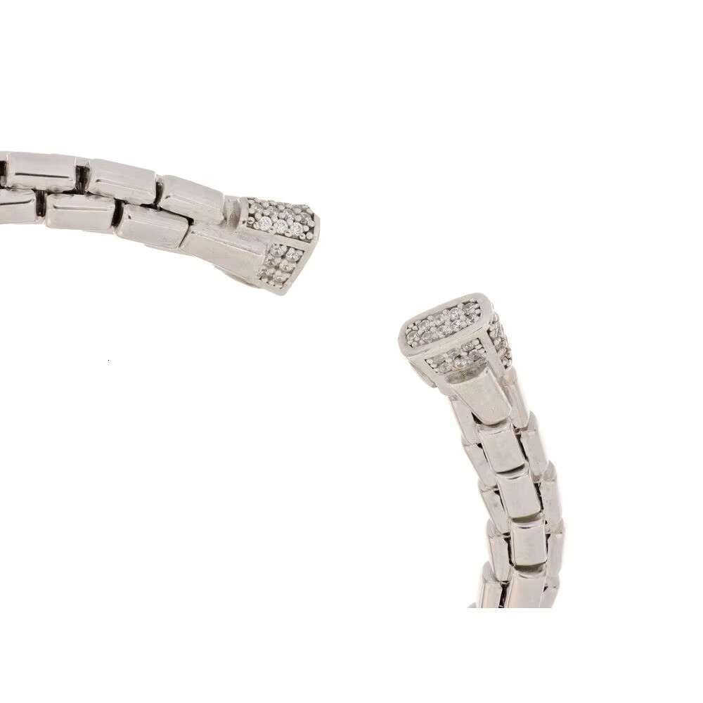 Made in Italy Sier Bracelet Box Chain Handcrafted Premium Quality Jewelry Elegant and Minimalist Design