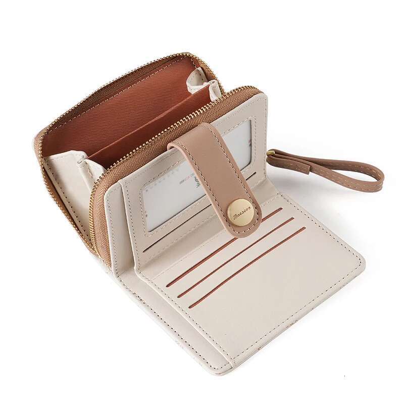 Japanese Cute Cat Girls Wallet Short Student ID Bank Card Holder Money Bag Zipper Wallets For Women Key Storage Coin Purse