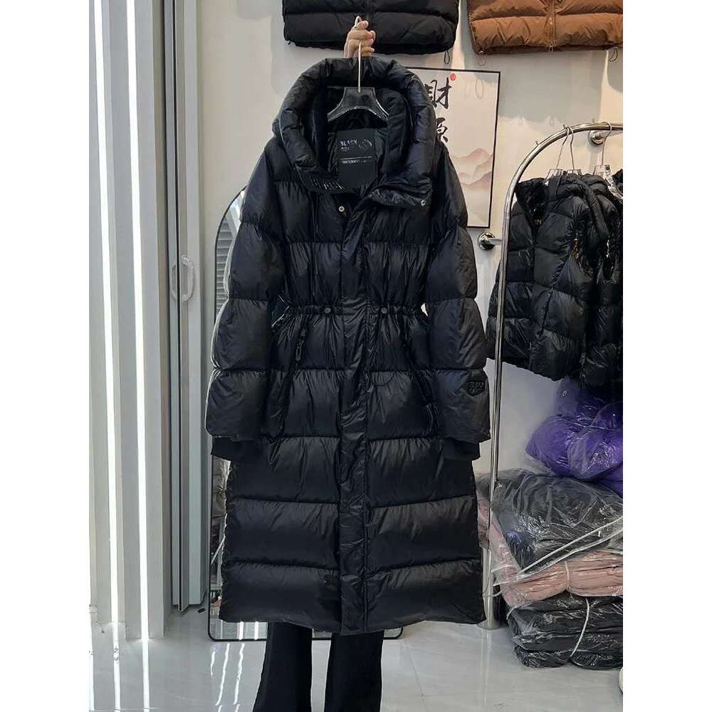 Winter High Quality Women 90% White Duck Down Jackets Fashionable Hooded Thicken Warm Coats Female Long Snowwear