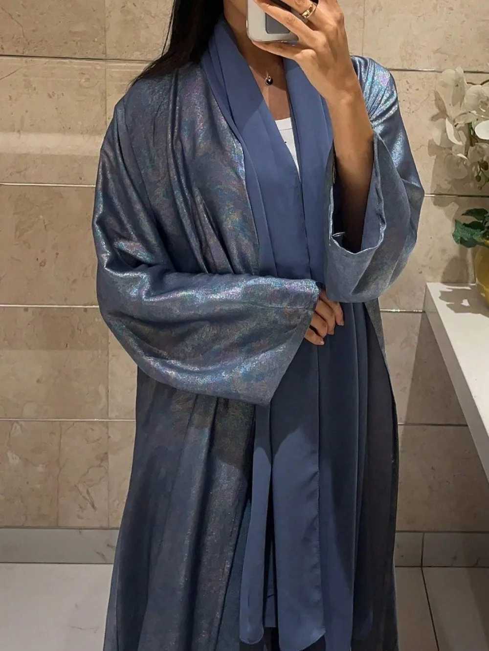 Middle-East Loose Abaya Muslim Full Slve Solid Arabian Abayas Women Jilbabs Ethnic Islamic Maxi Dresses Turkey Kaftans X250514