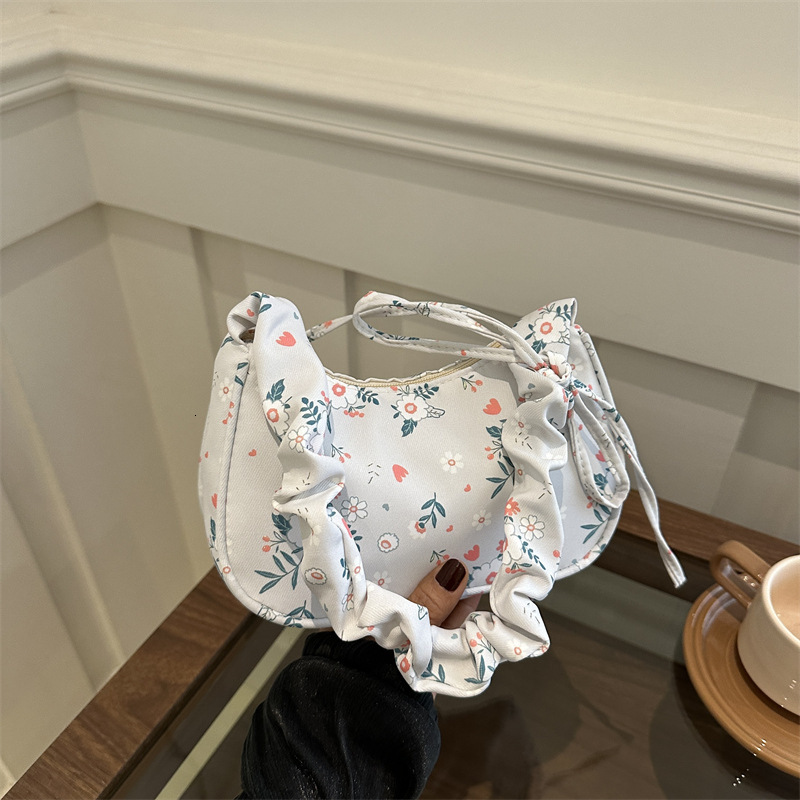 Free Delivery Designer Bag Small And Niche High Value Floral Crossbody Shoulder For Women 2025 New Fashion Casual Simple Large Capacity Hand Luxury Ba