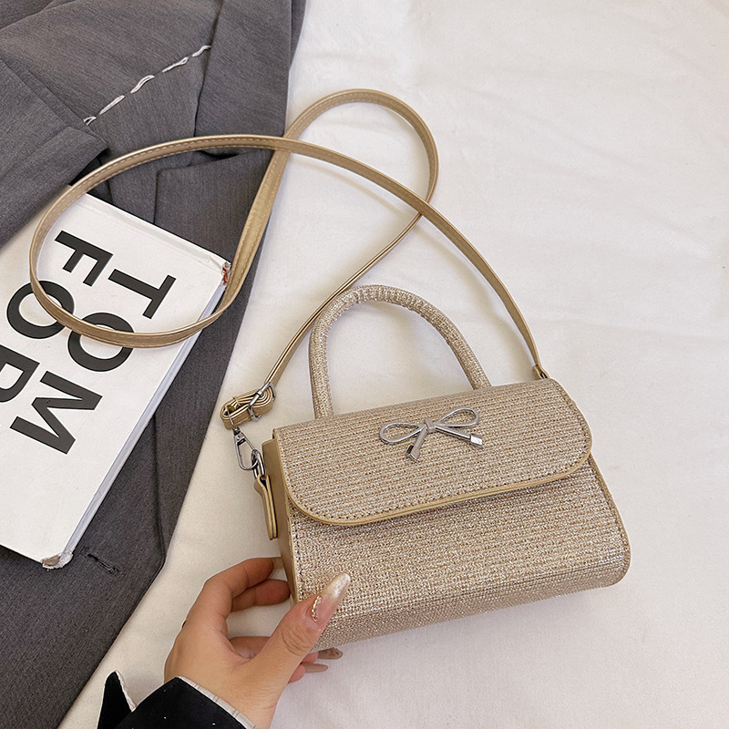 Pink Handheld Bow For Women 2025 New Spring/summer New Free Delivery Designer Bag Single Shoulder Crossbody Bag Luxury Bag Niche Fashion Cute Small Sq