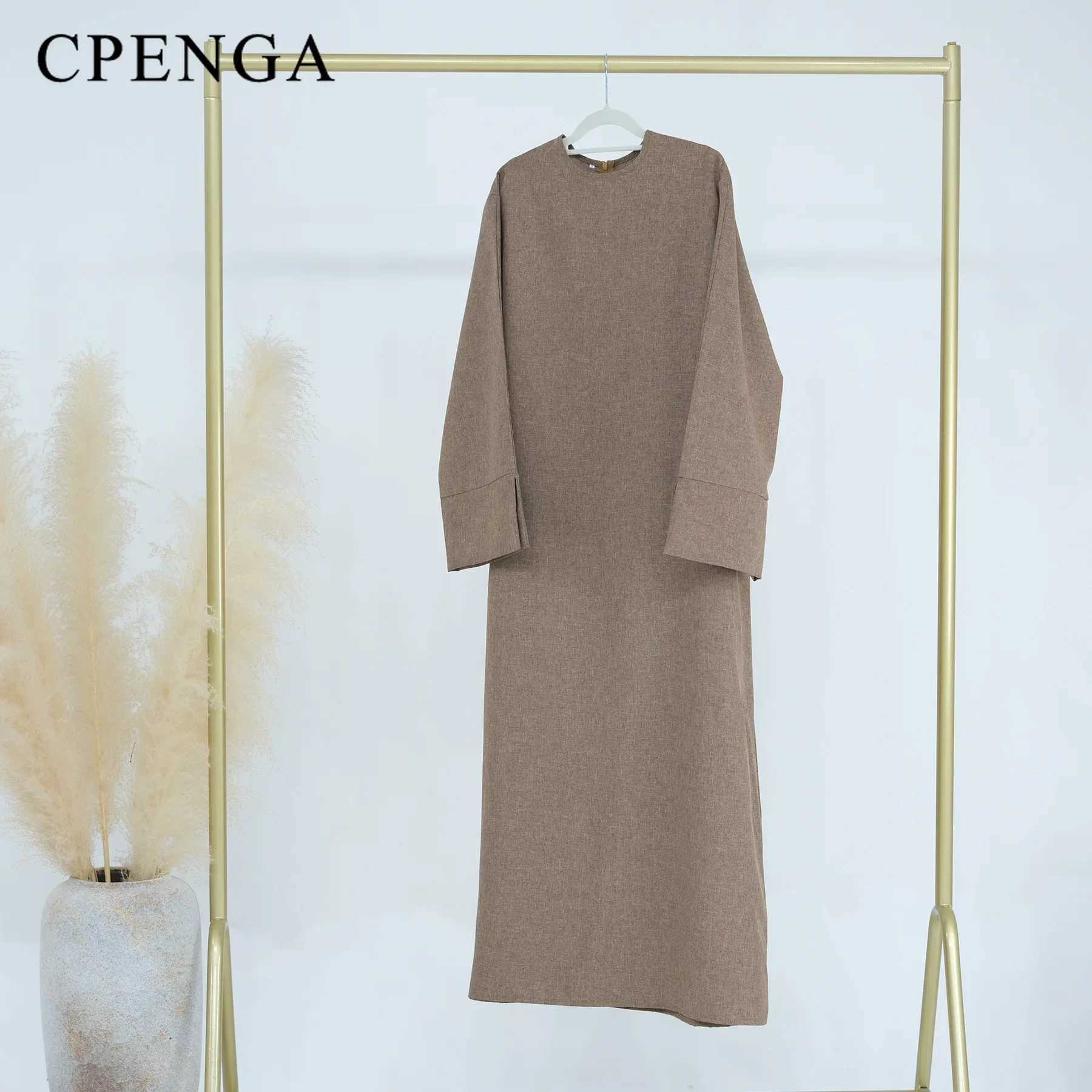 2024 Saudi Arabia Women Elegant Modest Cardigan Ramdan Dubai Kimono Abaya Dress Luxury Islam Church Turkey Linen Open Robe X250514