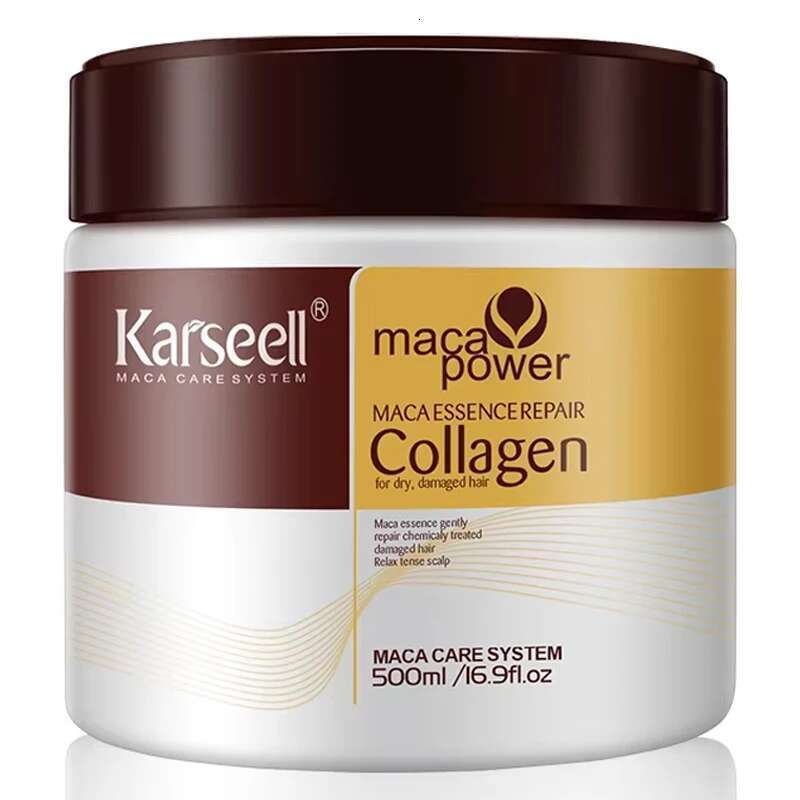 Karseell Mask 16.90 Fl.Oz 500Ml Deep Essence Repair Collagen For Dry Damaged All Hair Type