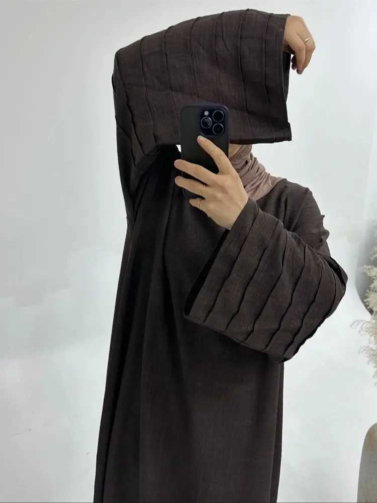 Ramadan Muslim Modest Dress Prayer Clothes For Women Abaya Dubai Turkey Islam Abayas Kaftan Robe Femme Musulmane X250514