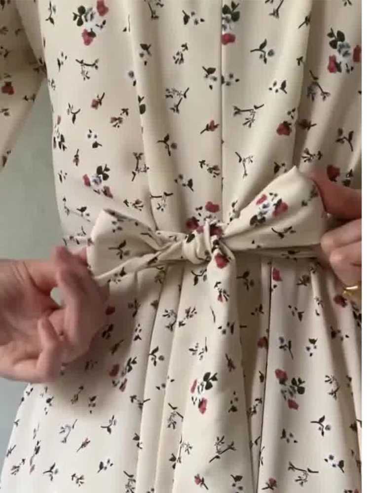Spring Eid Muslim Floral Dress for Women Dubai Abaya Morocco Party Dresses Ramadan Lace-up Kaftan Vestidos Arab Long Robe 2024 X250514