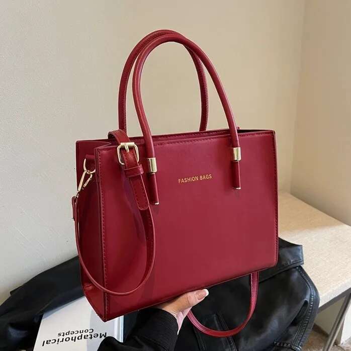 He Tote Bag Features Large Capacity, Minimalist Design, Solid Color. With A Stylish Relaxing Vibe And Premium Texture