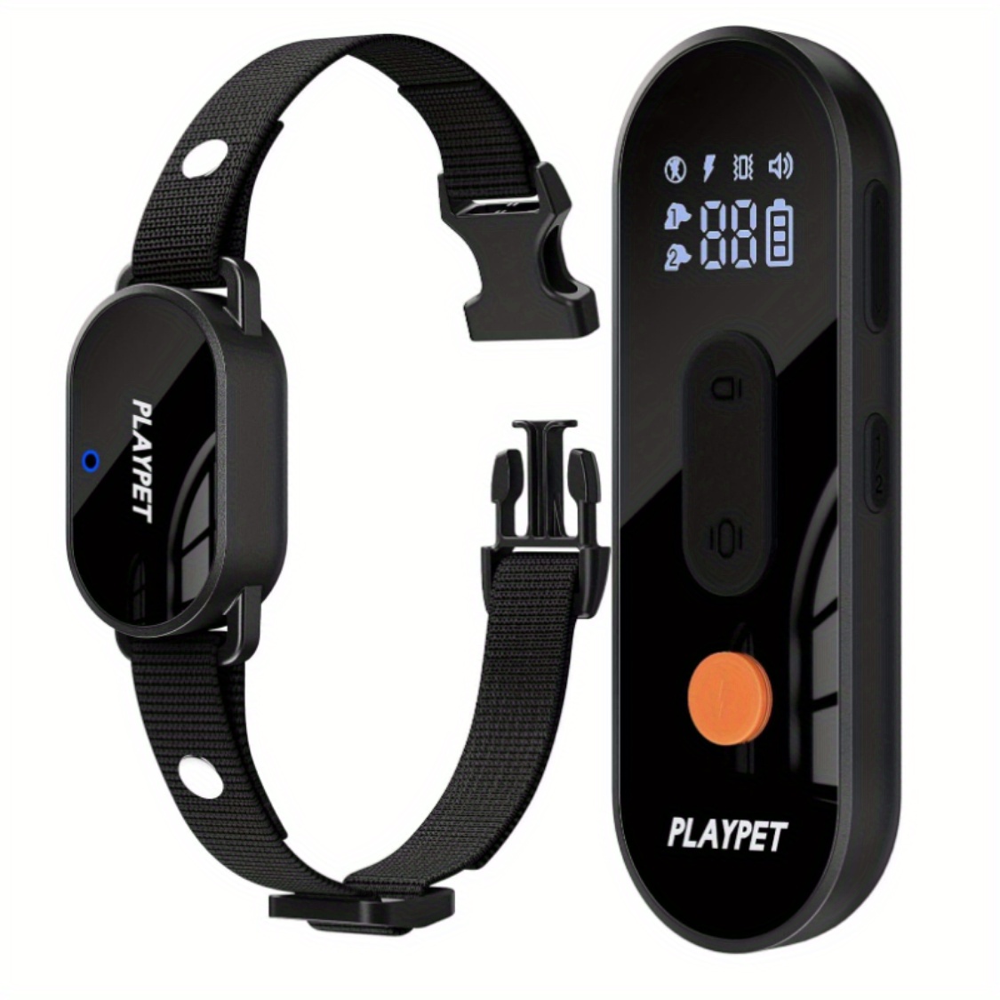 2000FT Rechargeable Dog Training Collar - Waterproof Electric Dog Shock Collar with Remote Range, 3 Training Modes for 5-120lbs Small Medium Large Dog