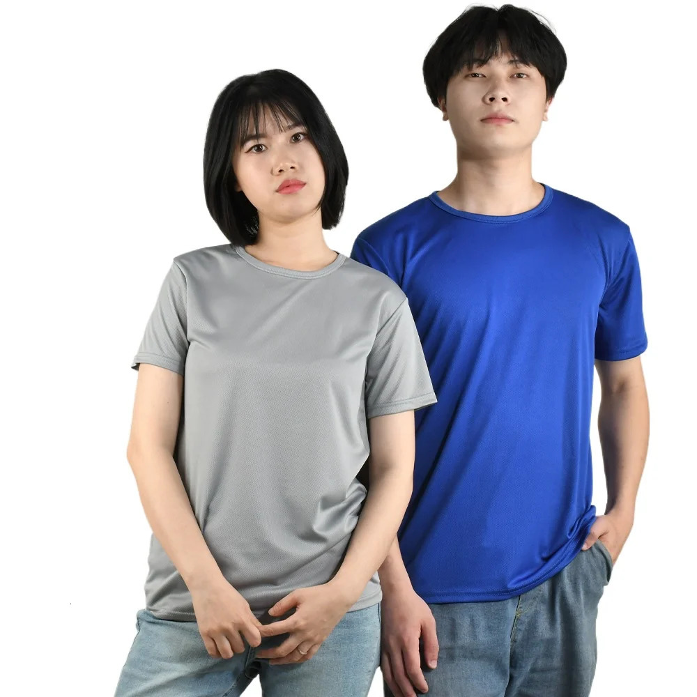 Quick Dry Tops T shirt For Women Short Sleeve Loose Fit Running Sports Fitness Tees Mens Casual Tshirt Jersey Woman GYM 250514
