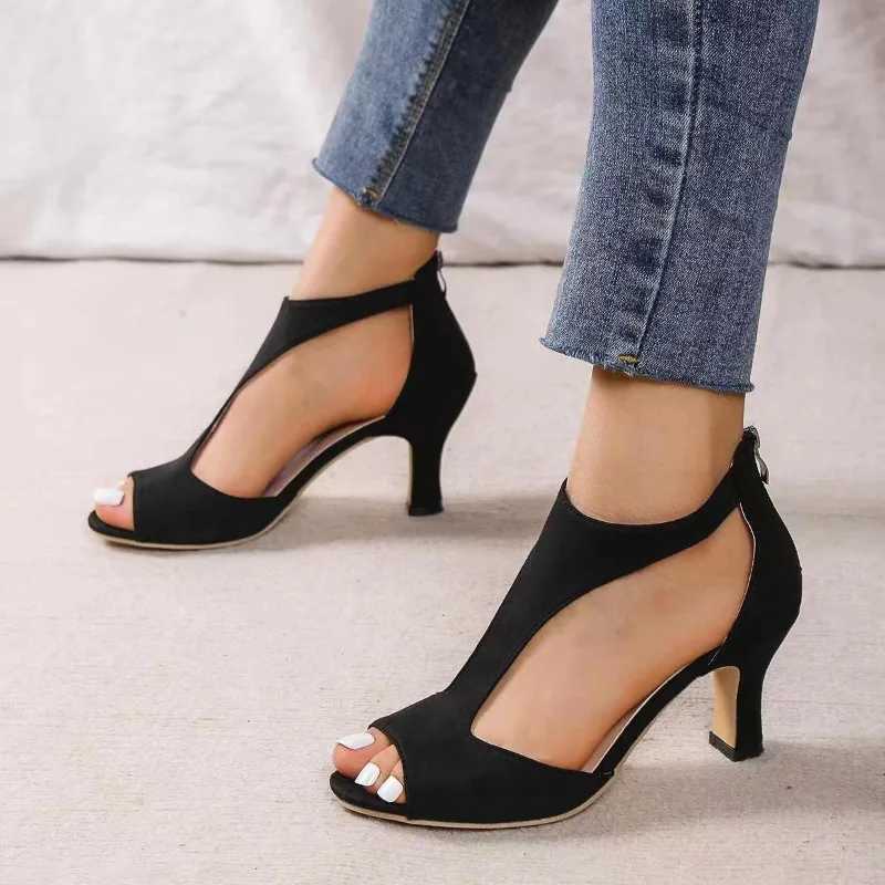 Summer Outdoor Casual Slippers Sexy Fashion Platform Flip Flops Designer High Heels Sandals Wedges Pumps Shallow Slides W250514