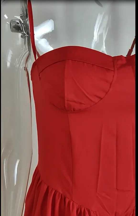 Womens Dress 2025 Spring Summer Latest Solid Color French Elegant Retro Style Dopamine Dressing Strap Maxi Dress Long SkirtXJ250514