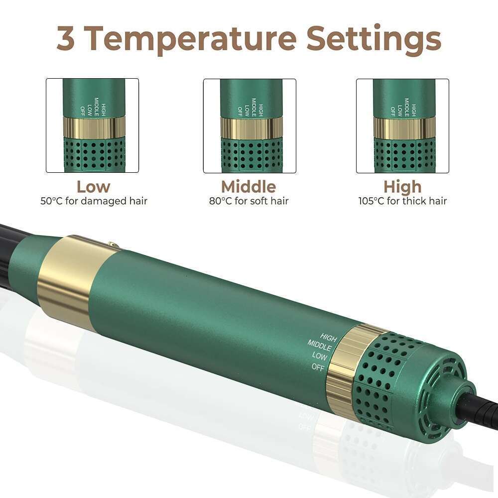 Hair Dryer Brush Detachable 5-in-1 Styling Drying System, Quick Drying, Curl Smoothing & Styling, Automatic Curls