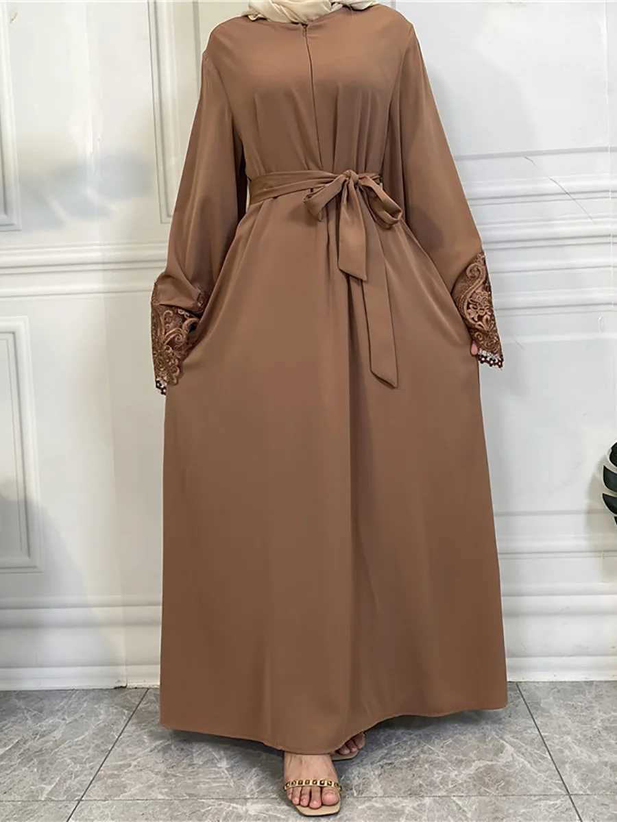 Muslim Fashion Hijab Dubai Abaya Long Dresses Women With Sashes Islam Clothing Abaya African Dresses For Women Musulman Djellaba X250514