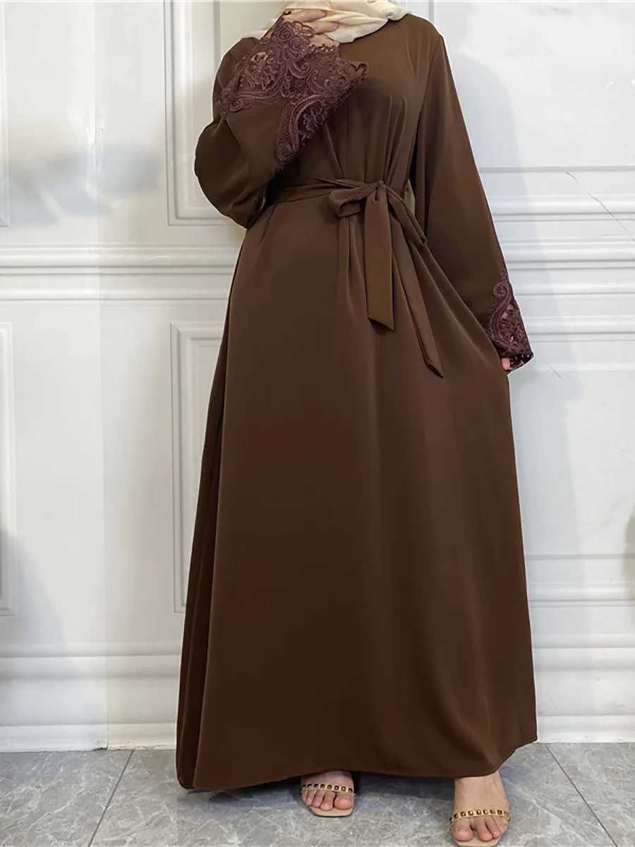 Muslim Fashion Hijab Dubai Abaya Long Dresses Women With Sashes Islam Clothing Abaya African Dresses For Women Musulman Djellaba X250514