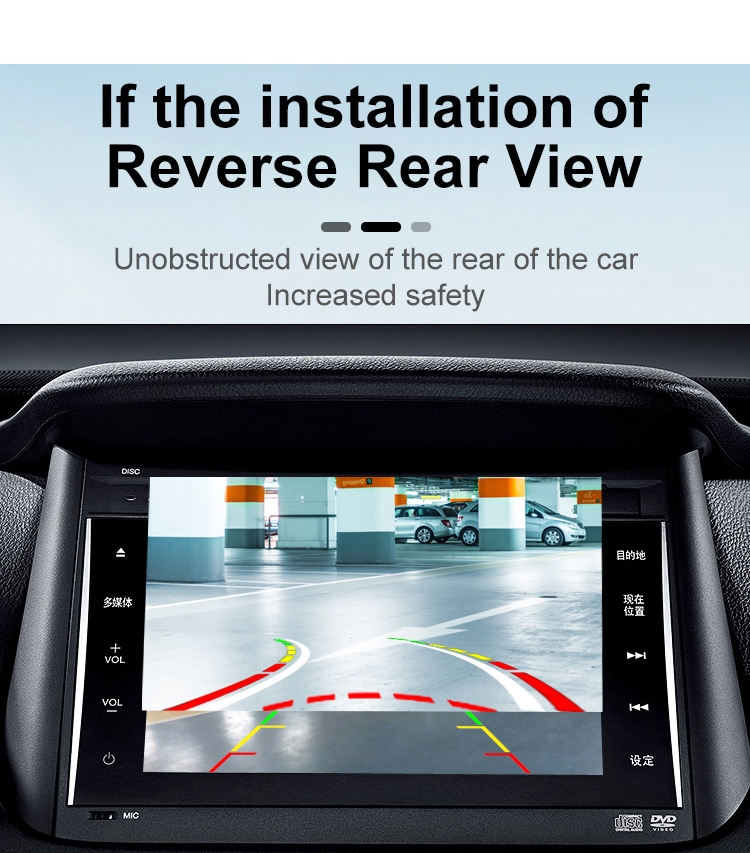 car License Plate Frame Backup Camera with 8 LED Rear View Camera 170° Ultra-HD Night Vision Waterproof Rearse Cam.