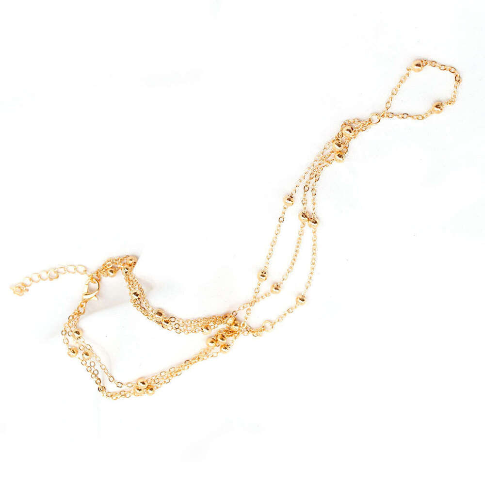 Women's new ankle bracelets, leg chain accessories, sexy exotic charm, gold trendy and high-end feeling