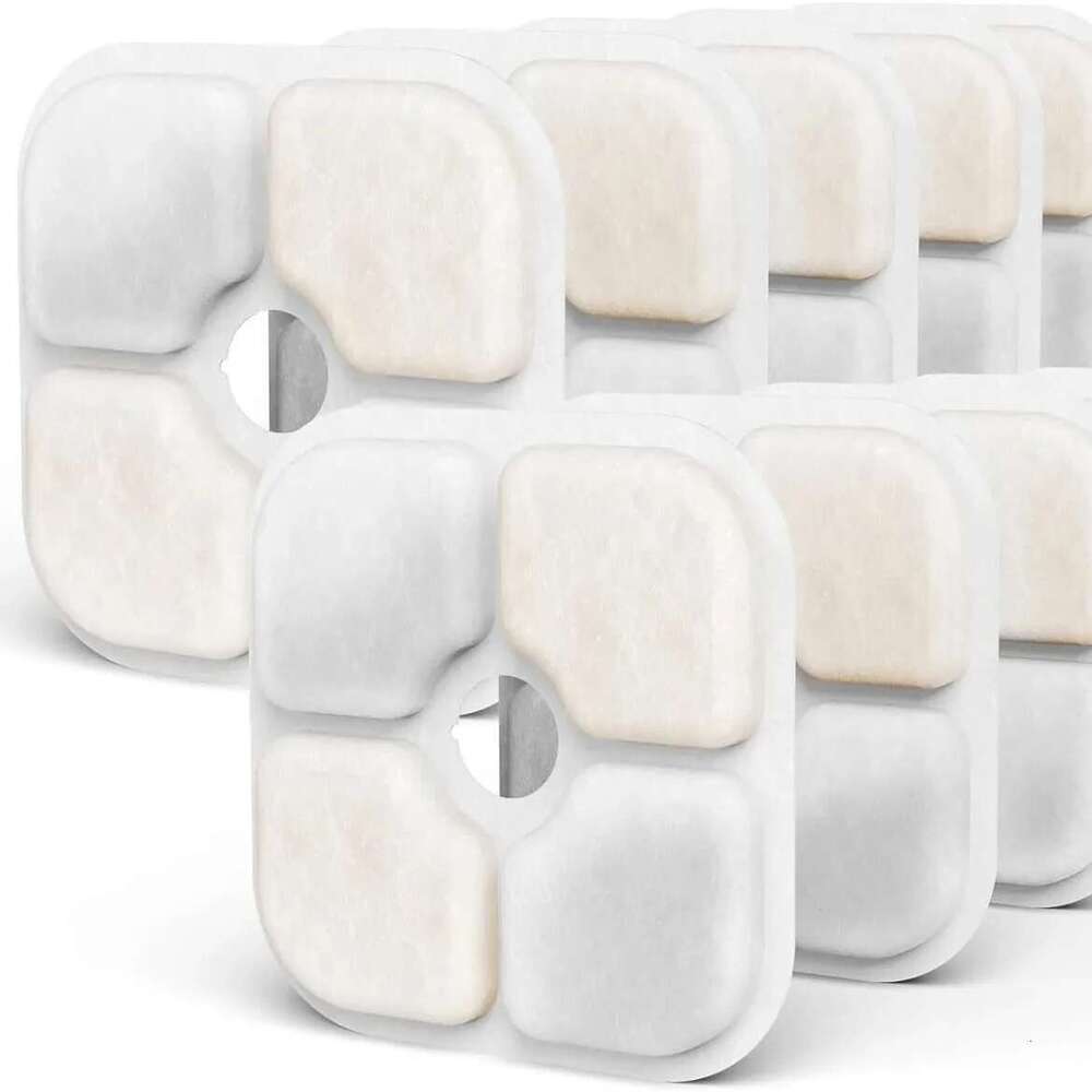 Replacement Activated Carbon Filter Cat Dog Drinking Replaced Filters for Pet Water Fountain Dispenser Accessories