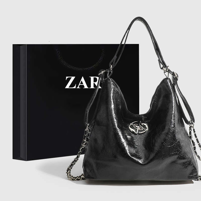 Women's Bags Designer Large Capacity Pleated Commuting Tote For Women New Chain With Niche Design, Single Shoulder Diagonal Joint Bag
