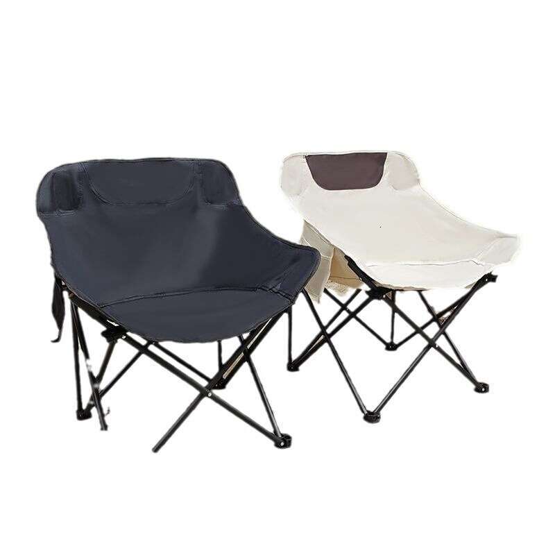 Outdoor portable outdoor small stool, beach chair, camping lightweight folding moon chair