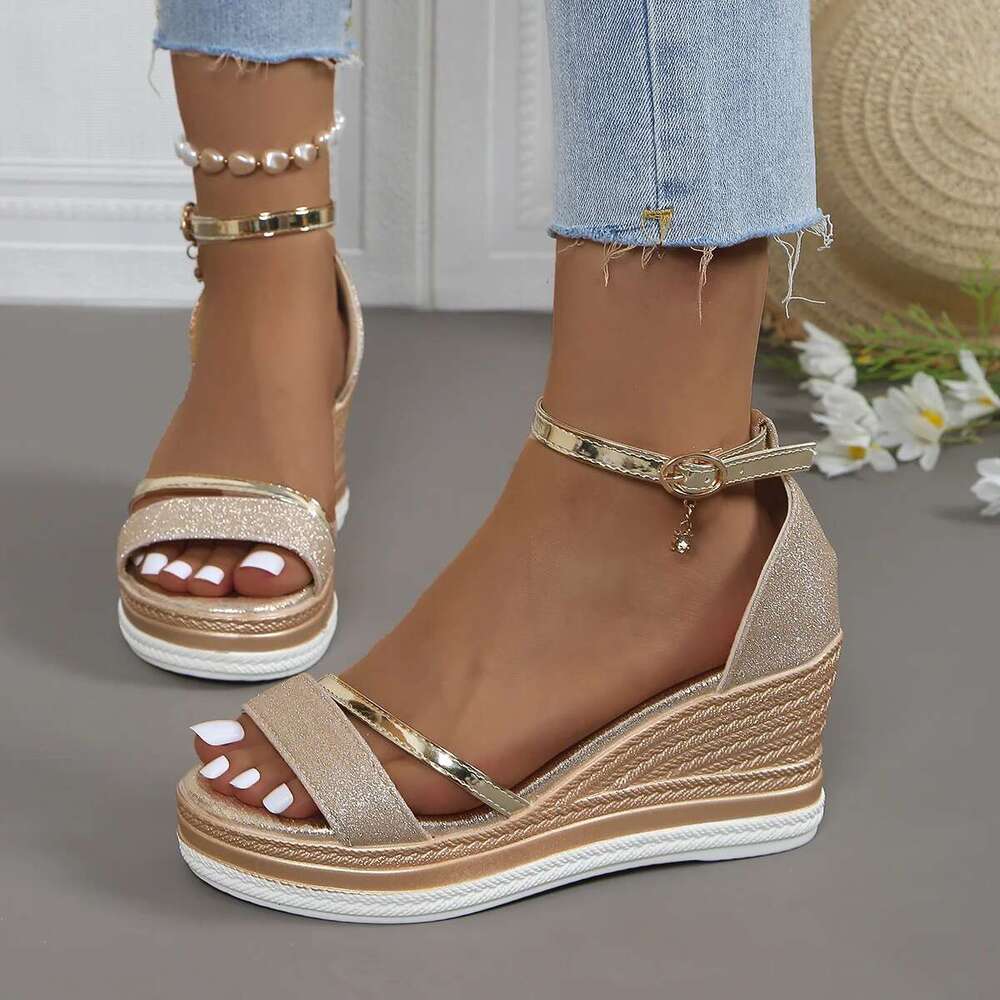 New Casual Platform High Heels Shoes for Wedges Fashion Summer Comfort Sexy Sandals Women