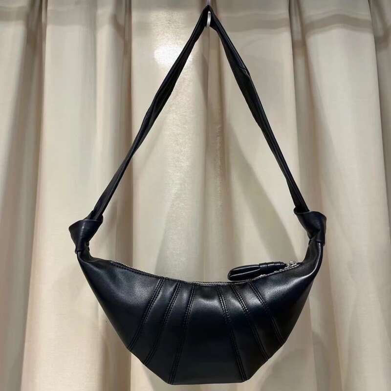 Leather Dumpling Bag Croissants Fashion Diagonal Popular Soft Chest Bags Large Capacity