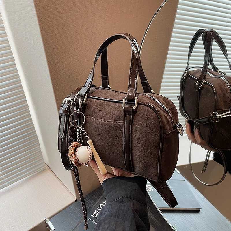 Wen Suede Top-handle Bag Adjustable Strap Crossbody Purse With Interior Pocket Handbag Cluch Purse for Work Travel Z250514
