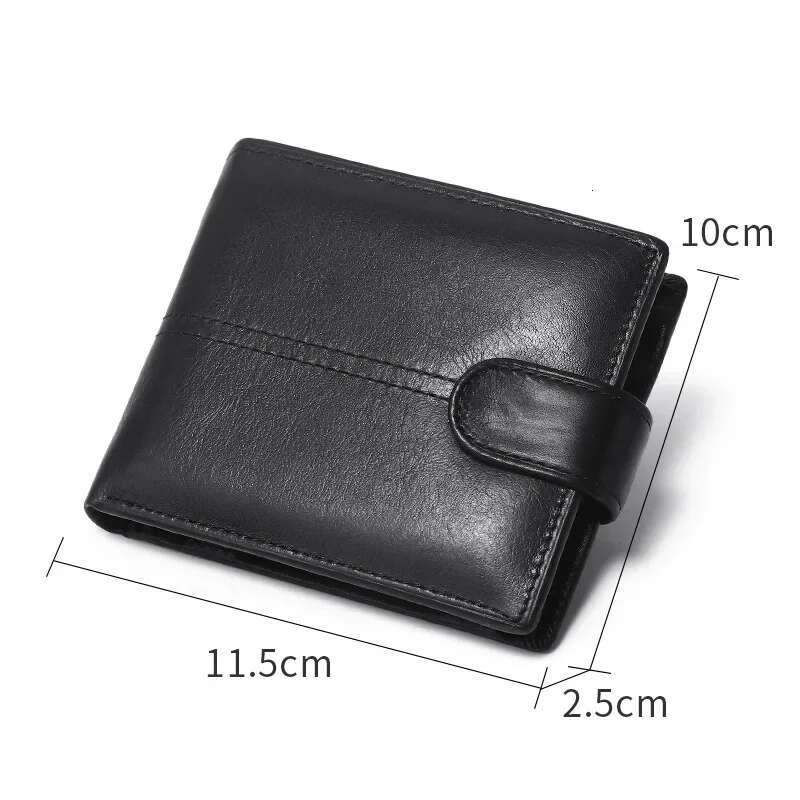 Coin Pocket Designer Dollar Mens Leather Wallet with Rfid