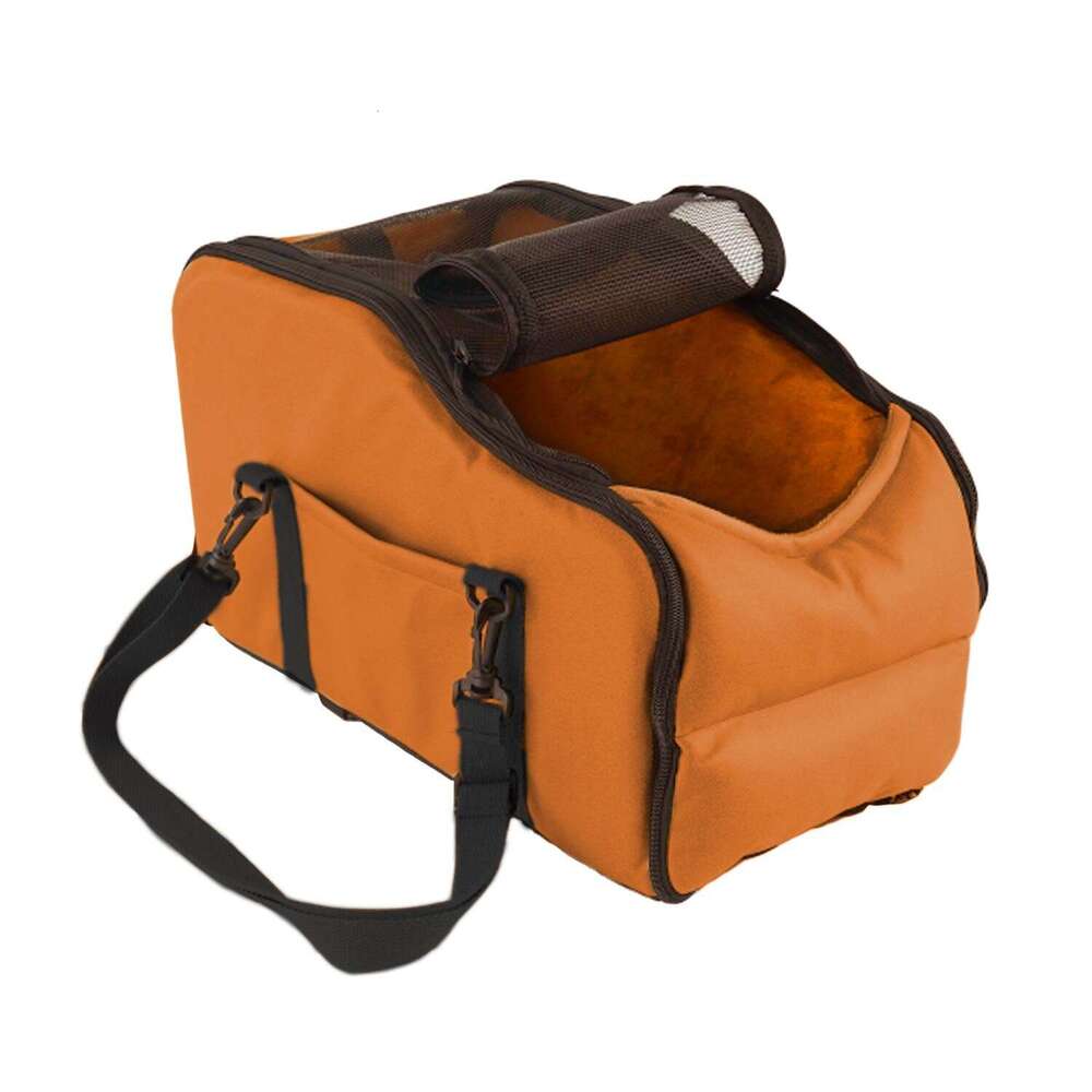 Removable and washable dog bed, portable pet mat for outdoor use, car travel safety seat, center console, front seat