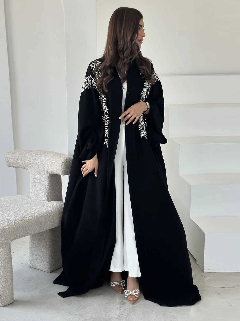 Eid Women Abaya Dress Embroidery Muslim Caftan Ramadan Morocco Dubai Kaftan Party Long Robe Jalabiya Islam 2025 Vestidos Largos X250514