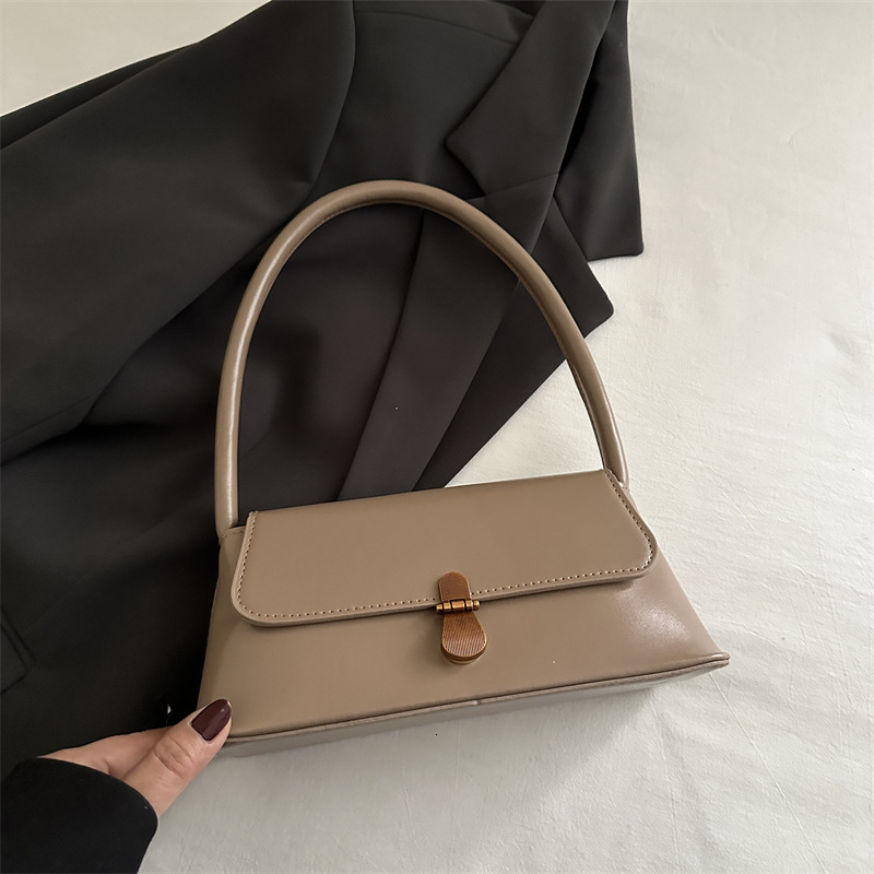 Small Luxury Bag Square For Women Spring 2025 New Fashionable Korean Underarm New Free Delivery Designer Bag Simple Handheld Commuter Bag