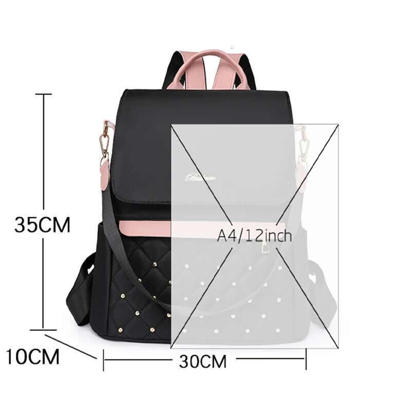 Anti Theft Backpack Woman Waterproof Nylon Big Back Pack For Women Fashion Ladies Multifunctional Bagpack Outdoor Travel Bag