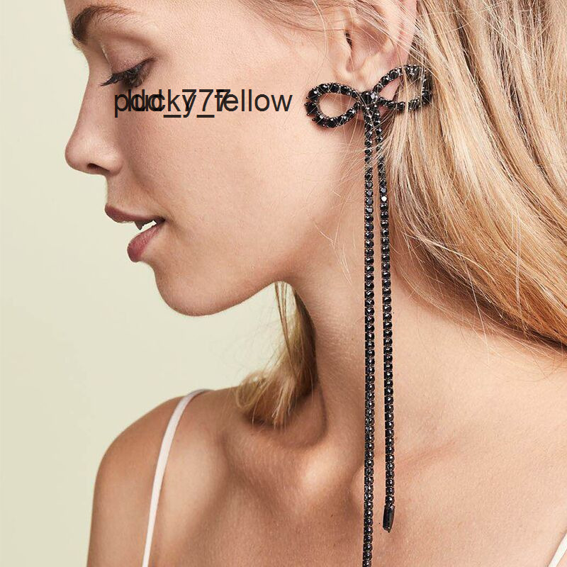 2023 Bohemian Rhinestone Tassel Earrings Women Jewelry Long Tassel Earrings