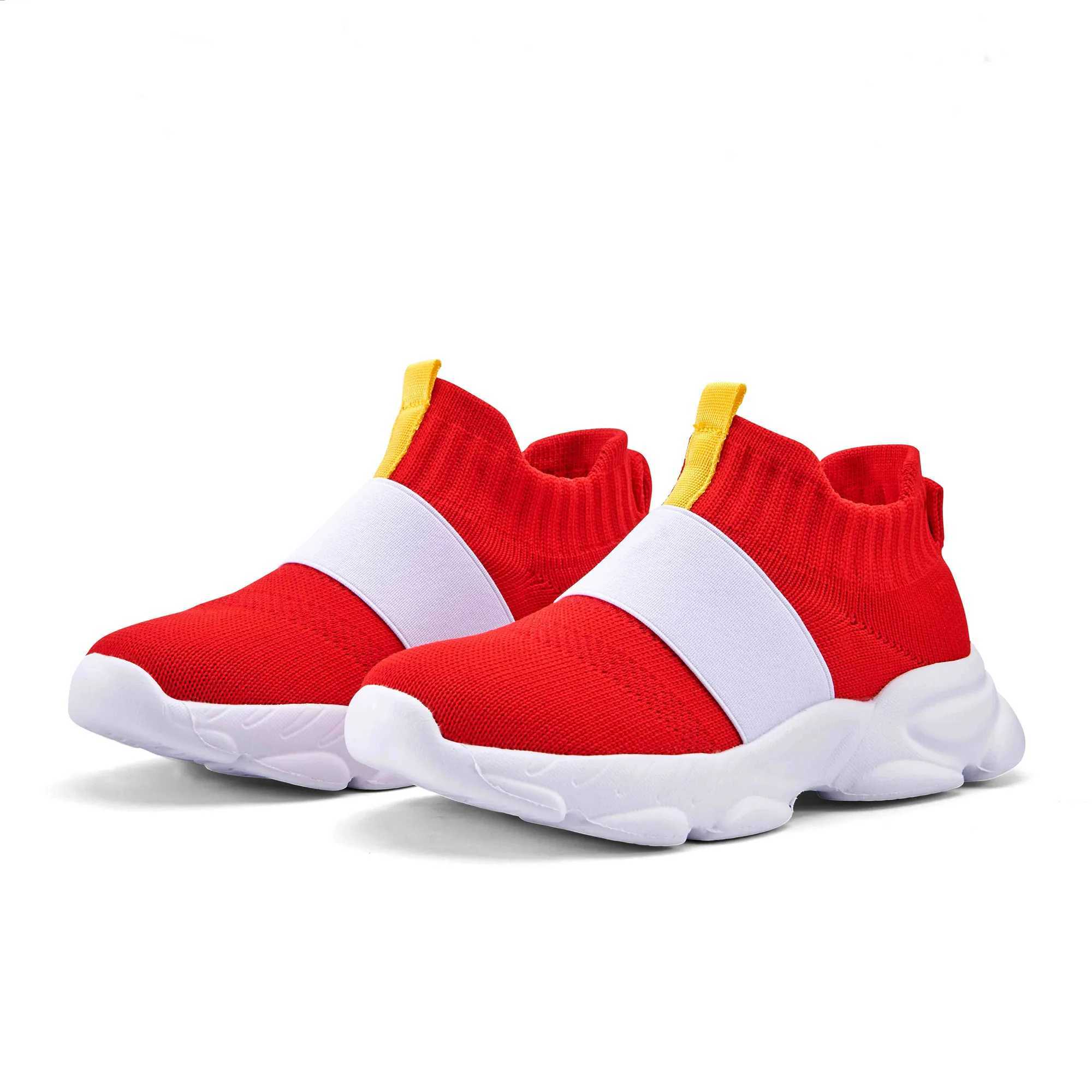 Sonic Shoes For Boy Kids Red Tennis Shoes For Boys Cartoon Anime Shoes z250514