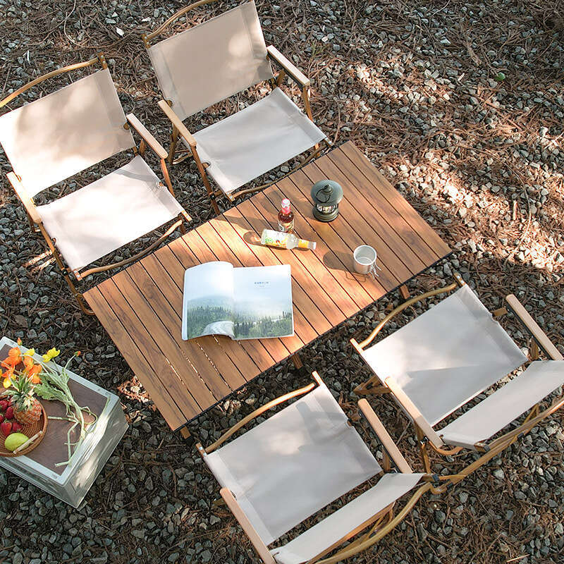 Folding Kermit folding Chicken rolls table fishing chair beach camping outdoor supplies